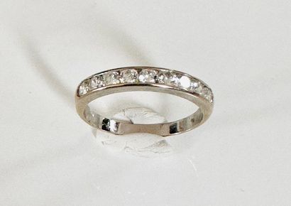 ½ ALLIANCE in white gold 750°/°° set with...