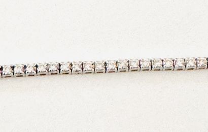 Tennis BRACELET in white gold 750°/°° set...