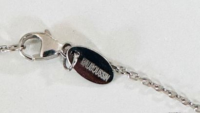 MAUBOUSSIN. White gold necklace set with...