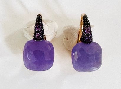 POMELLATO. PAIR OF EARRINGS in yellow gold...