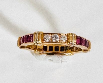 CARTIER. ALLIANCE in yellow gold 750°/°°...
