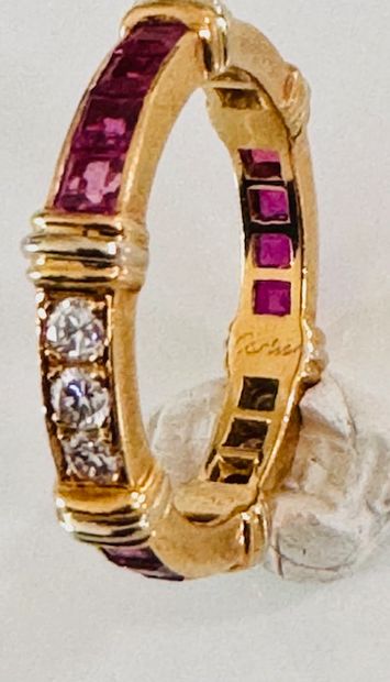 CARTIER. ALLIANCE in yellow gold 750°/°°...