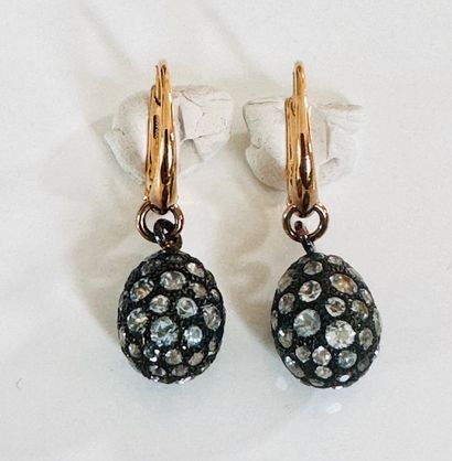 POMELLATO. PAIR OF EARRINGS in yellow gold...