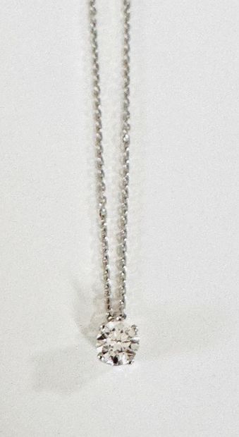 MAUBOUSSIN. White gold necklace set with...