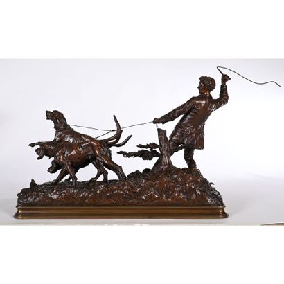 DUBUCAND Alfred. (1828-1894). «Valet de limier...