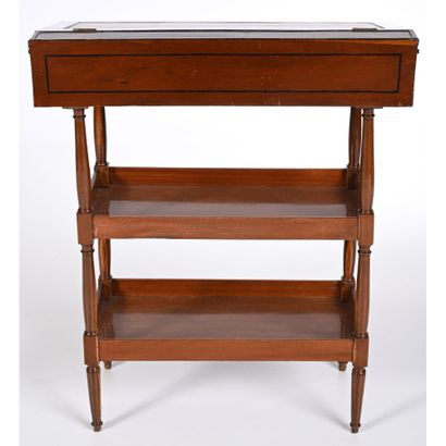 PETIT BUREAU DE PENTE LOUIS XVI en acajou...