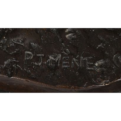 MENE Pierre-Jules. (1810-1879). «Le combat...