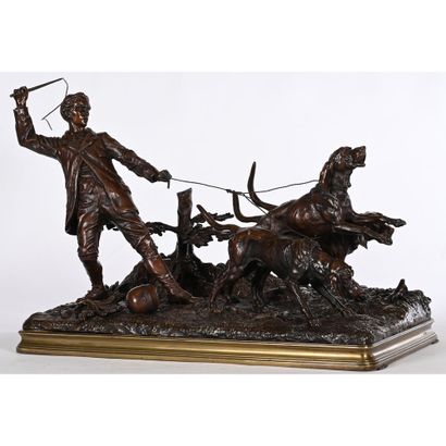 DUBUCAND Alfred. (1828-1894). «Valet de limier...