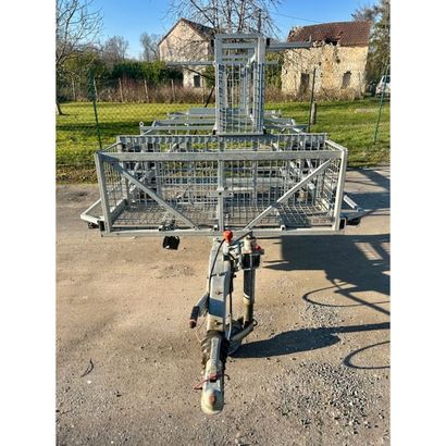 Remorque sorin porte échafaudage année 2014....