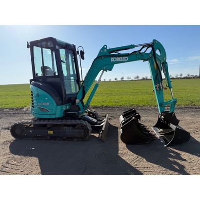 Mini pelle kobelco sk25 sr-6e année 2021...