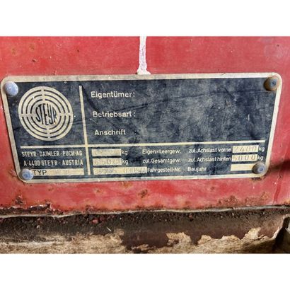 Tracteur Steyr 8120 environ 5400 heures au...