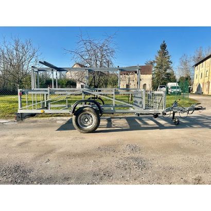 Remorque sorin porte échafaudage année 2014....