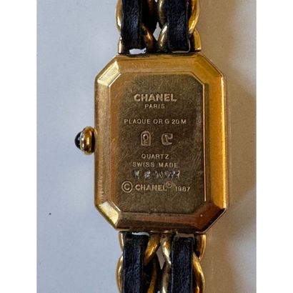CHANEL. 1987. Gold-plated ladies' watch....
