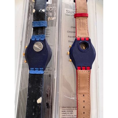 SWATCH. Set of 2 Swatches, one SKIPPER Chrono...