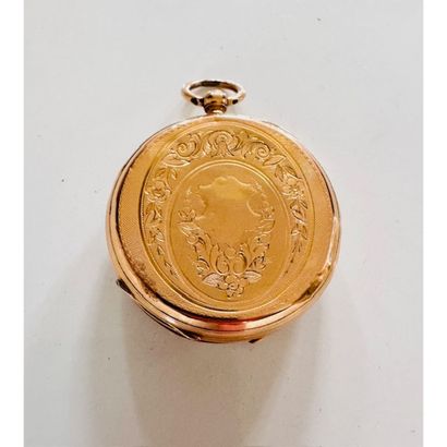 Gold gousset WATCH 750°/°°. Ø.40mm. White...