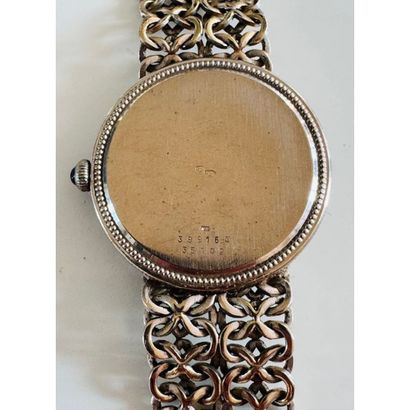 BAUME ET MERCIER. Watch in white gold 750°/°°...