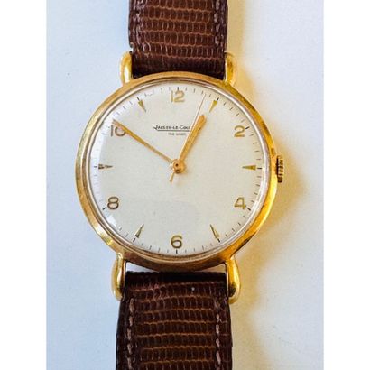 JAEGER LECOULTRE Vintage. Watch in yellow...