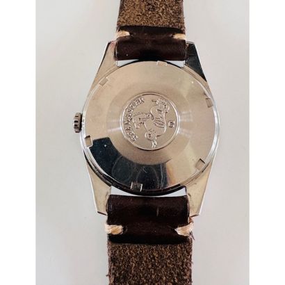 OMEGA Vintage 1962. Steel watch. Round dial....