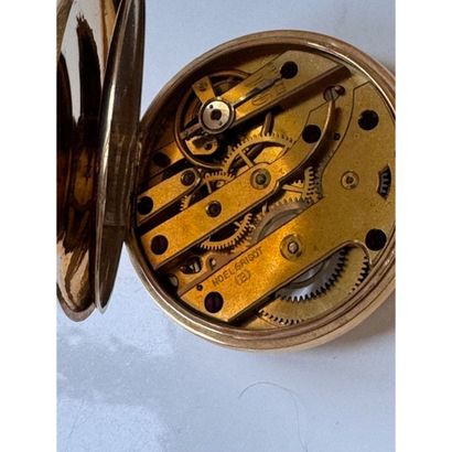 GOUSSET WATCH in yellow gold 750°/°° white,...