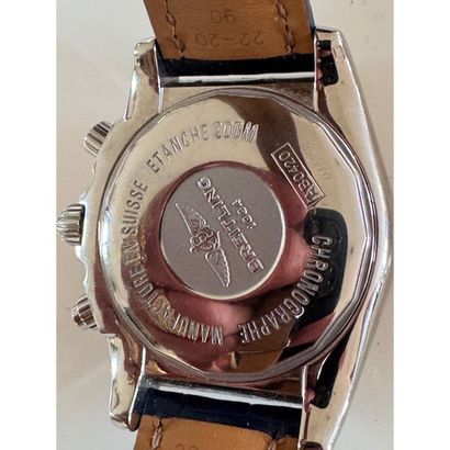 BREITLING 2018. Polished steel chronograph...