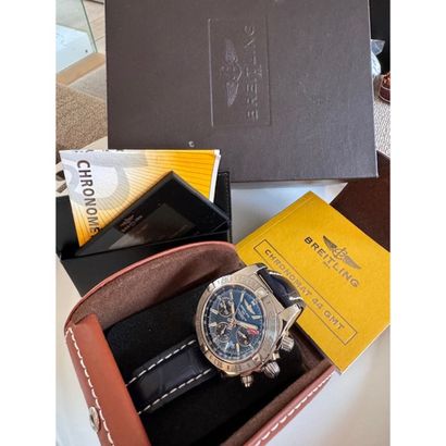 BREITLING 2018. Polished steel chronograph...