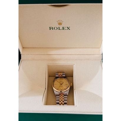 ROLEX. Steel and gold Oyster Perpetual Datejust...
