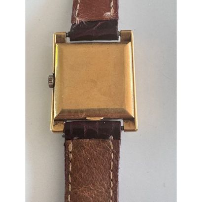 WITTNAUER. Swiss watch in yellow gold 750°/°°...