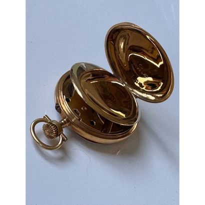 GOUSSET WATCH in yellow gold 750°/°° white,...