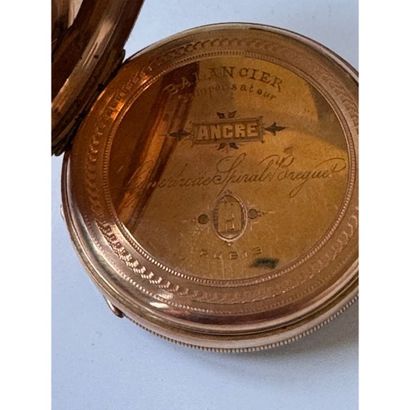 MONTRE DE GOUSSET in yellow gold 750°/°°°,...