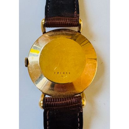JAEGER LECOULTRE Vintage. Watch in yellow...