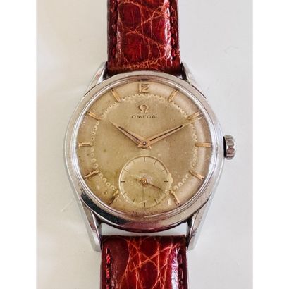 OMEGA. Vintage Classique 1956. Steel watch....