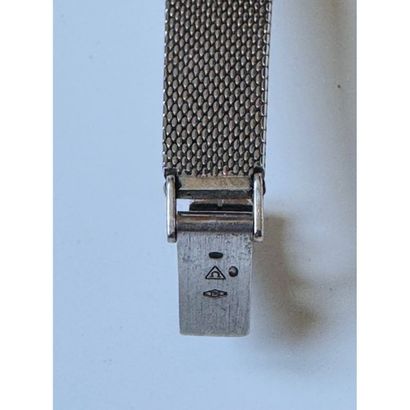 OMEGA. Ladies' watch in white gold. Round...