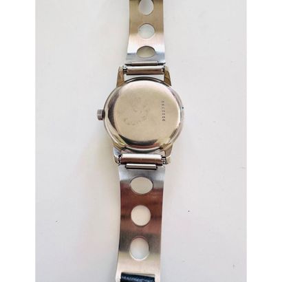 ZENITH. Sport. Steel watch. Round dial. Ivory...