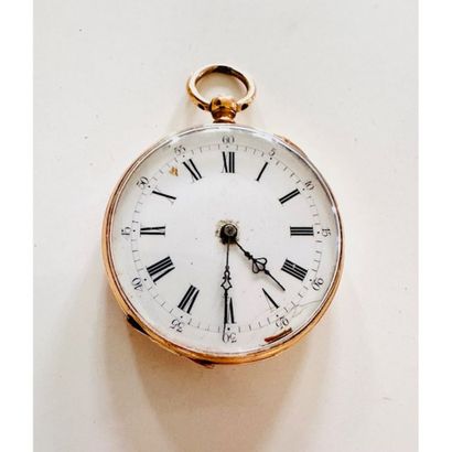 Gold gousset WATCH 750°/°°. Ø.40mm. White...