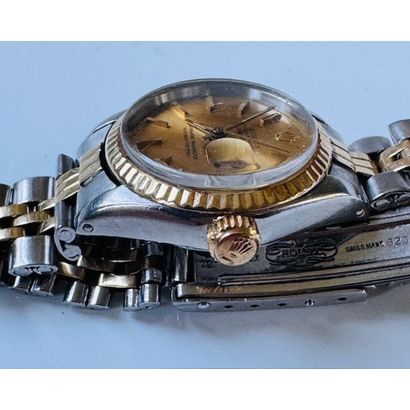 ROLEX. Vintage. (72). Steel and yellow gold...