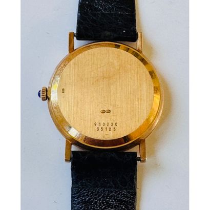BAUME ET MERCIER. Watch in yellow gold 750°/°°...