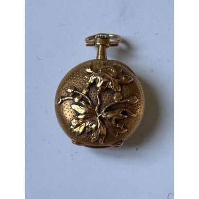 Châtelaine WATCH in yellow gold 750°/°° with...