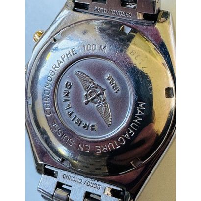 BREITLING Vintage. Steel Chronograph watch,...