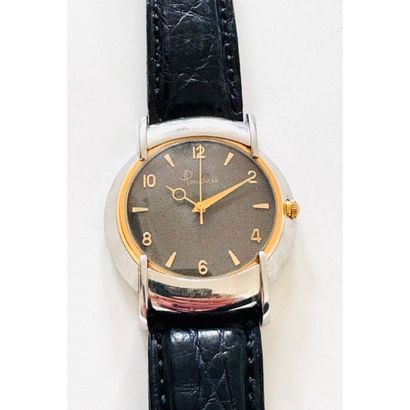 POMELLATO. Steel and gold watch. Round two-tone...