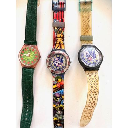 SWATCH. GP 108 watch, SCUBA TOVARISH watch...