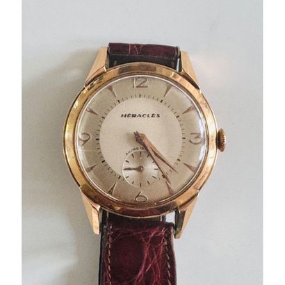 HERACLES Vintage. Watch in yellow gold 750°/°°....