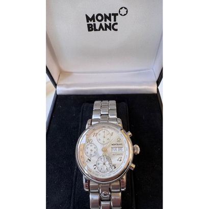 MONTBLANC. 2006. Steel Chronograph watch....