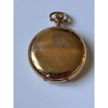 GOUSSET WATCH in yellow gold 750°/°° white,...