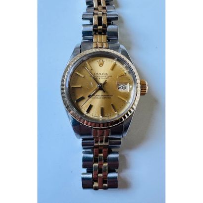 ROLEX. Vintage. (72). Steel and yellow gold...