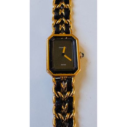 CHANEL. 1987. Gold-plated ladies' watch....