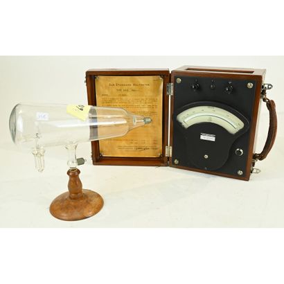 LOT including 1 VOLTMETER approx. 1930 Type...