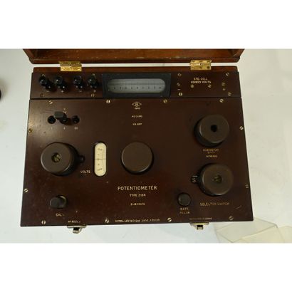 LOT including 1 GALVANOMETER Brand H. TINSLEY...