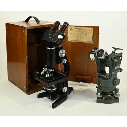 LOT including 1 THEODOLITE BrandHILGER &...