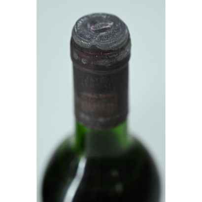 3 Btles Château MARGAUX, 1975. (Une vidange...