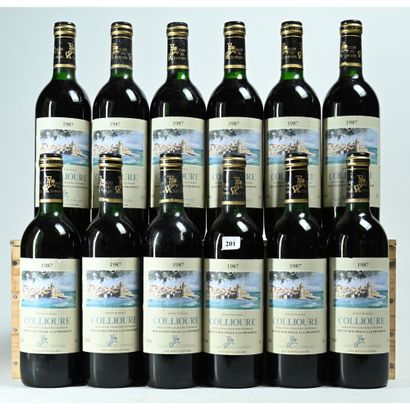 12 Btles de COLLIOURE, Cellier des Templiers,...